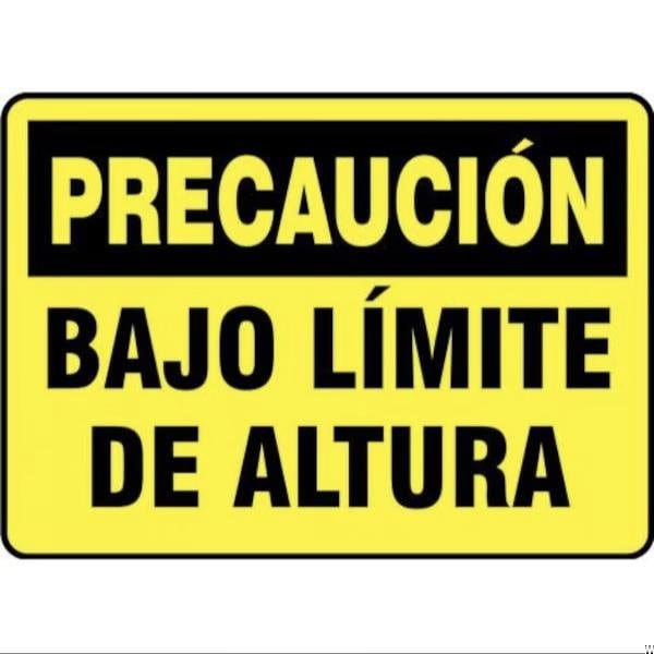 Accuform OSHA CAUTION Safety Sign LOW SHMEQM617VS SHMEQM617VS - main